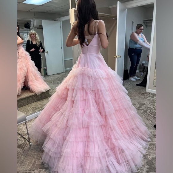 Sherry Hill Pink Gown - Picture 5 of 6